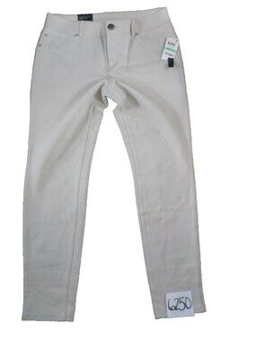NWT INC Skinny Leg Regular Fit Toad Beige Women's Pants Size 8P (30 x 27)